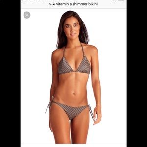 NWT Shimmery Vitamin A bikini